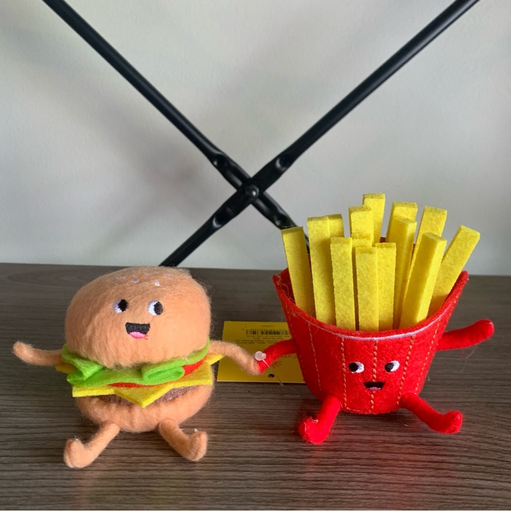 NWT Sun Squad Burger & Fries Felt Figures Target 2025